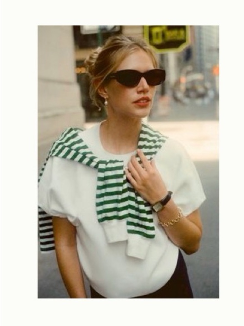 Anthropologie Cream Sweater Top